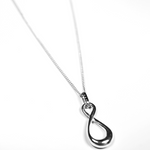 Load image into Gallery viewer, Straight 8 Infinity Necklace
