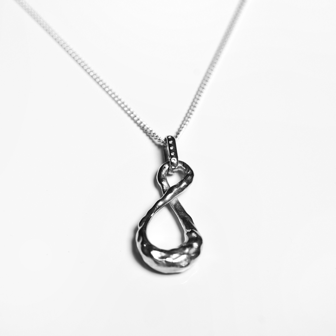 Straight 8 Infinity Necklace