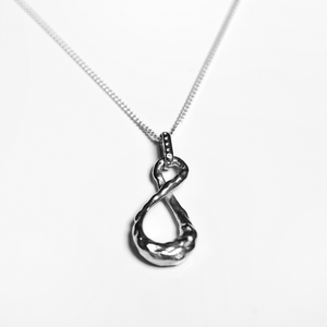 Straight 8 Infinity Necklace