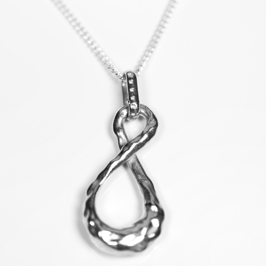 Straight 8 Infinity Necklace