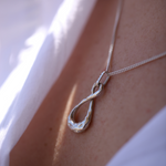 Load image into Gallery viewer, Straight 8 Infinity Necklace
